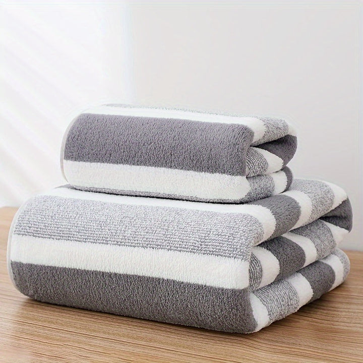 Jolan | Set de luxe comprenant 1 serviette de bain et 1 serviette de toilette pour une expérience rafraîchissante