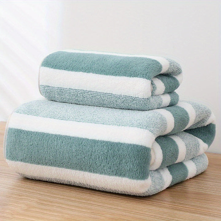 Jolan | Set de luxe comprenant 1 serviette de bain et 1 serviette de toilette pour une expérience rafraîchissante