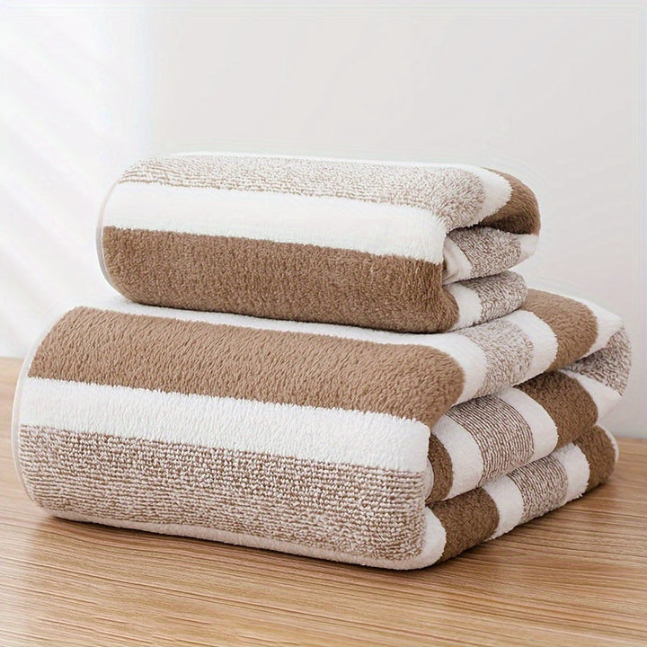 Jolan | Set de luxe comprenant 1 serviette de bain et 1 serviette de toilette pour une expérience rafraîchissante