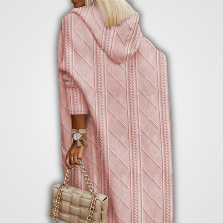 Mindy - Pull élégant avec un long cardigan stylé