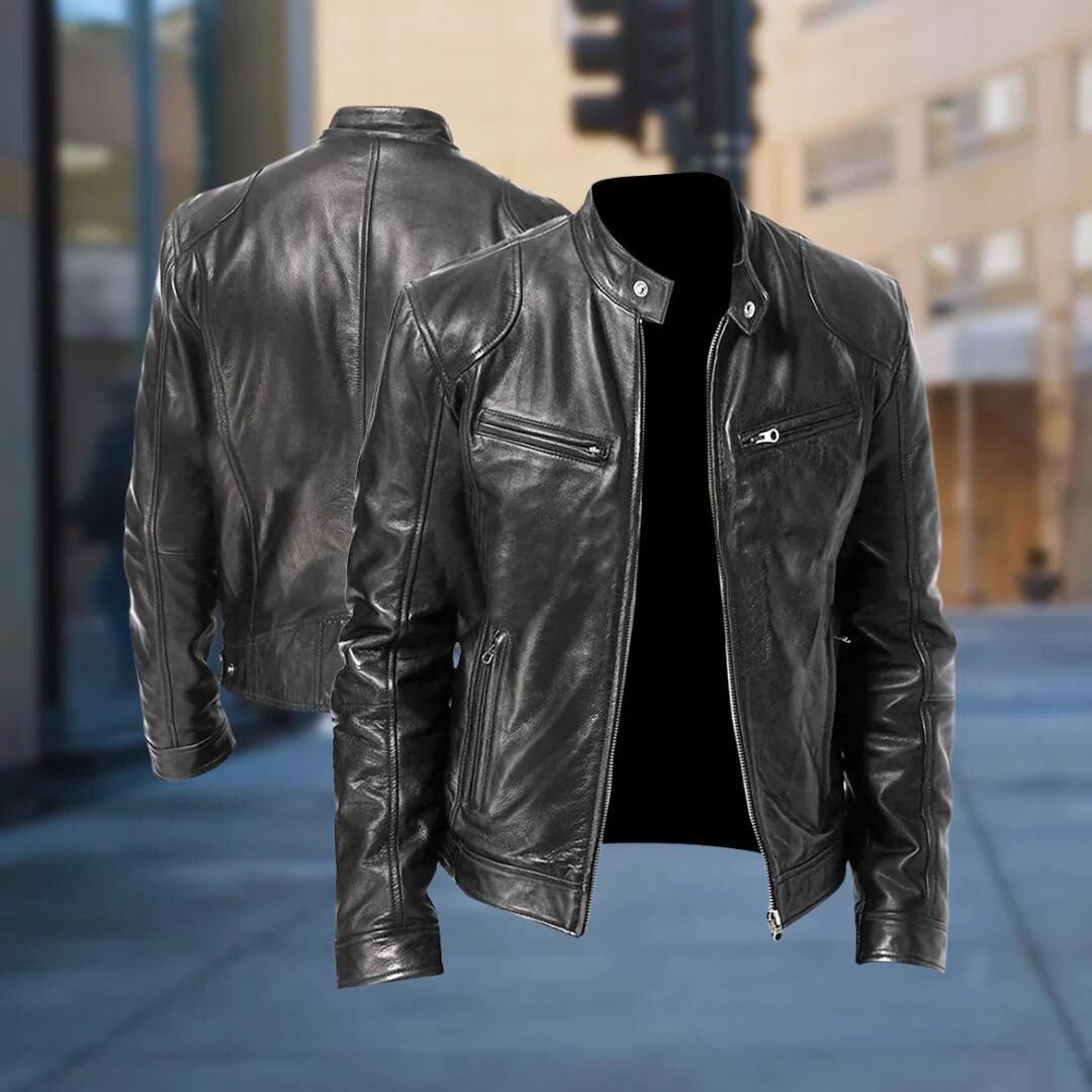 David™ - Veste en cuir pour hommes