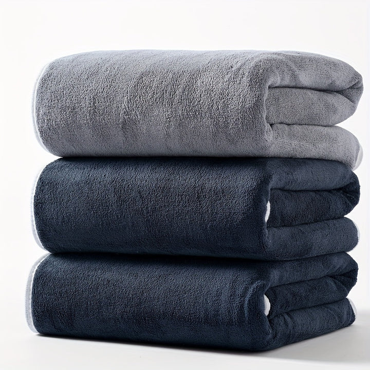 Jasmine | Lot de 3 serviettes de bain de luxe super absorbantes, 300 GSM, 70 x 140 cm