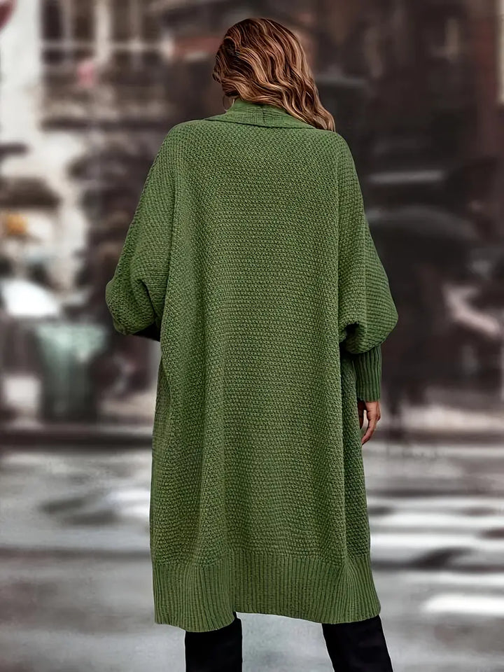 Cardigan élégant en Georgette côtelée pour un look stylé