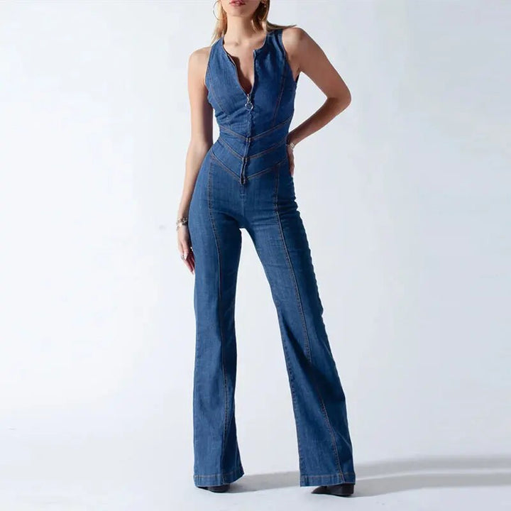 Julie™ - Combinaison en Denim Rétro