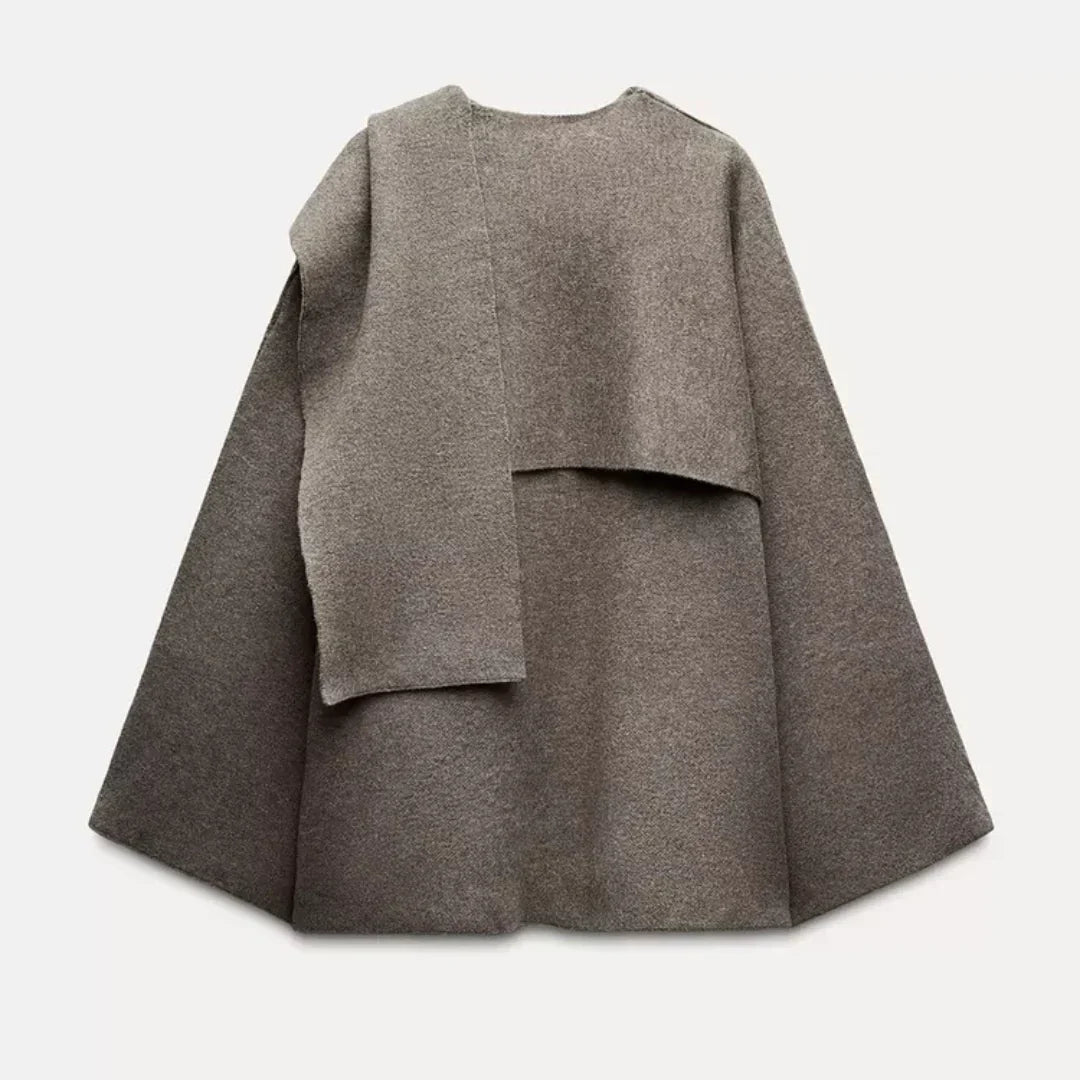 Amélie™ - Manteau Cape en Laine