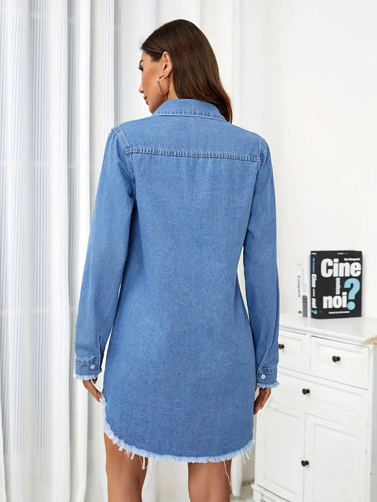 Thea - Robe en denim chic pour femmes