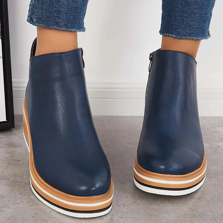 Julie™ - Bottes Élégantes Doublées en Laine