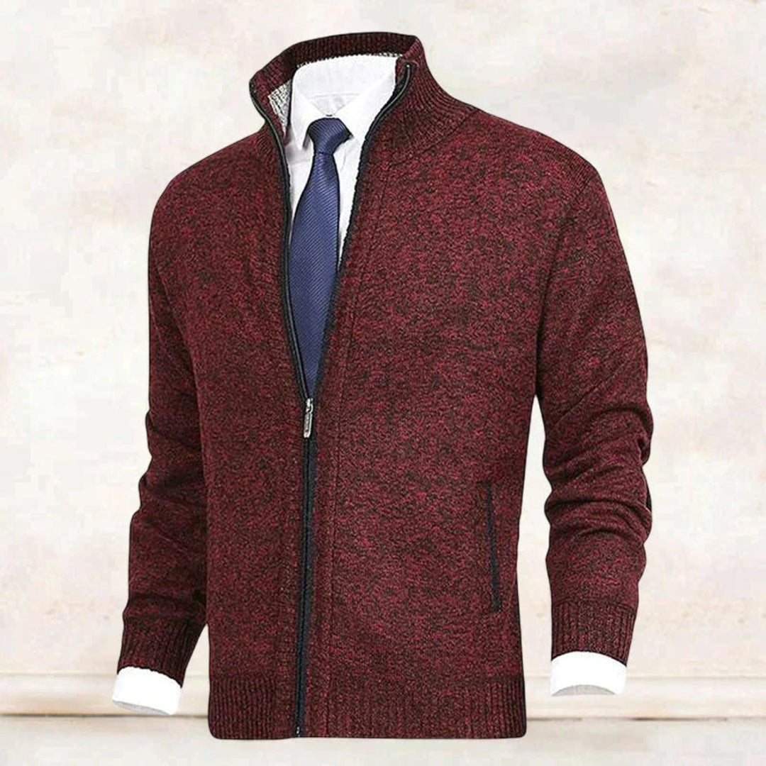 Cardigan élégant avec col pour hommes par Milo
