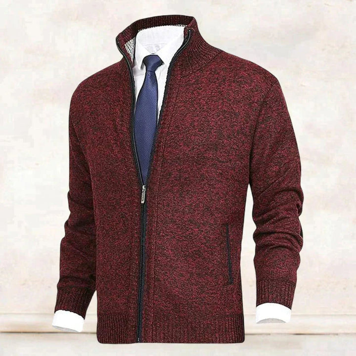 Cardigan élégant avec col pour hommes par Milo