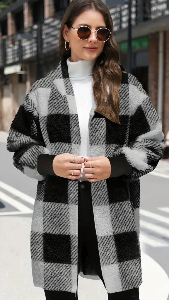 Rachel - Manteau à manches longues à la mode pour femmes avec capuche tendance