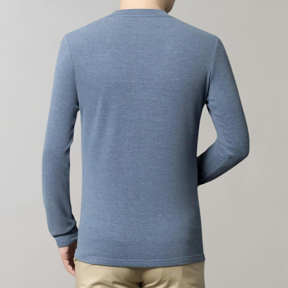 Luuk - T-shirt décontracté élégant à manches longues