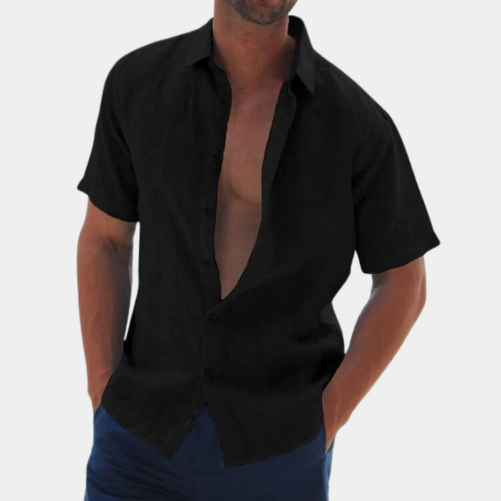 Stylish Royal demi-manches Shirt pour hommes