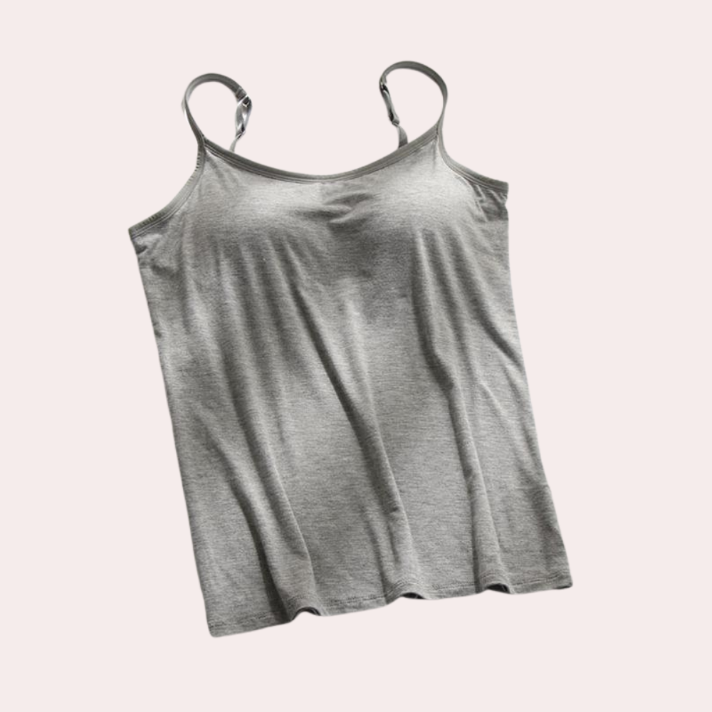 Ultra comfortable padded tank top for a perfect look