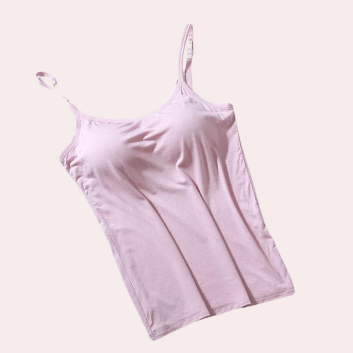 Ultra comfortable padded tank top for a perfect look