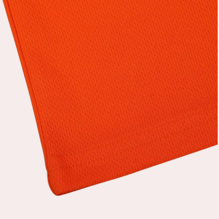 T-shirt orange élégant avec encolure ronde confortable