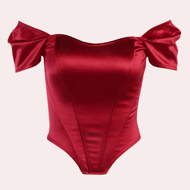 Top chic à épaulettes pour les femmes ayant du style