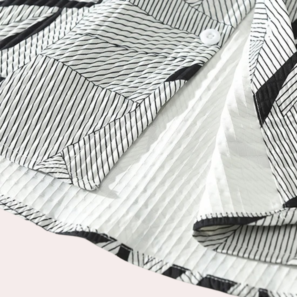 Piotr - Polo imprimé élégant et confortable pour hommes