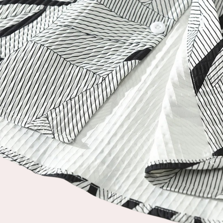 Piotr - Polo imprimé élégant et confortable pour hommes