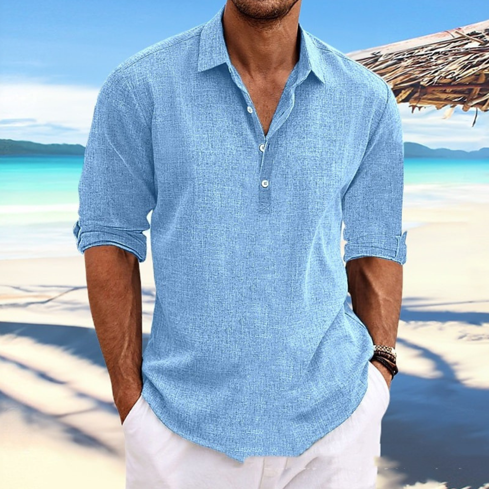 Luciano - Chemise masculine élégante et aérée pour un confort optimal