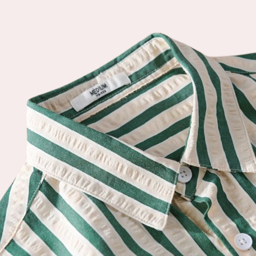 Raimund - Chemise rayée élégante pour hommes à manches longues