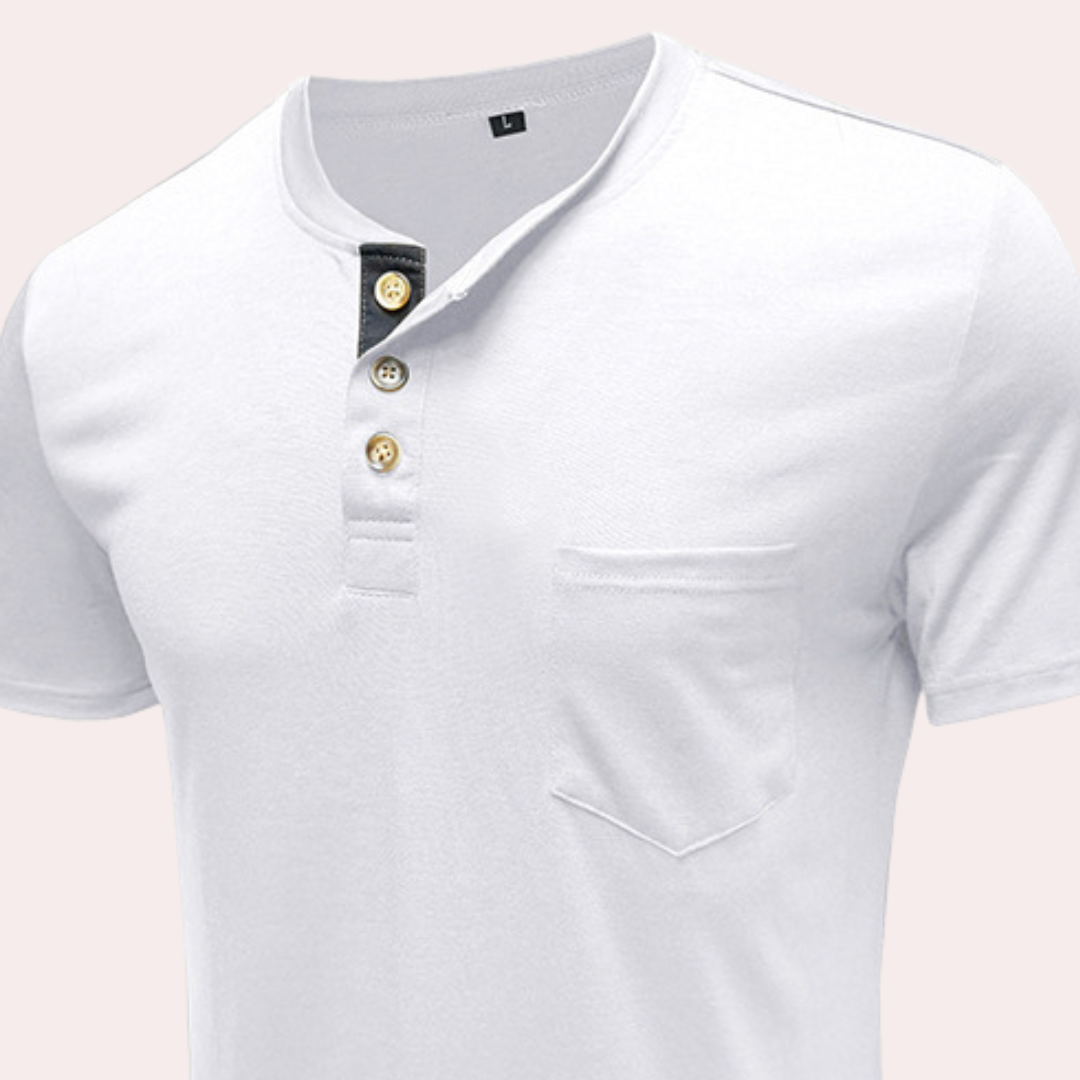 Xaver - Chemise homme tendance avec boutons élégants