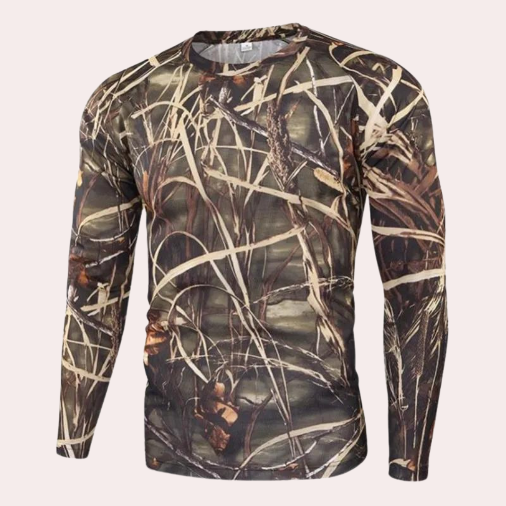 Ludvig - Chemise à manches longues pour hommes, camouflage stylé