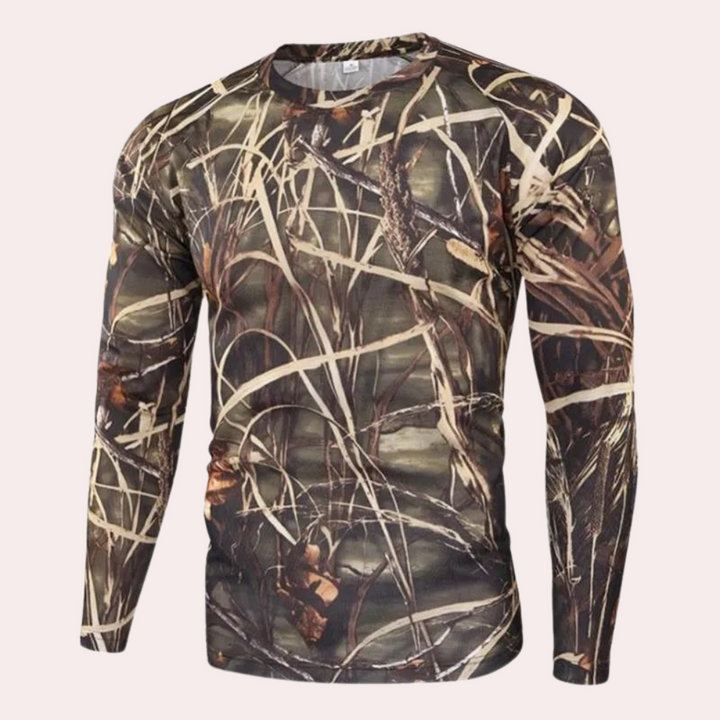 Ludvig - Chemise à manches longues pour hommes, camouflage stylé