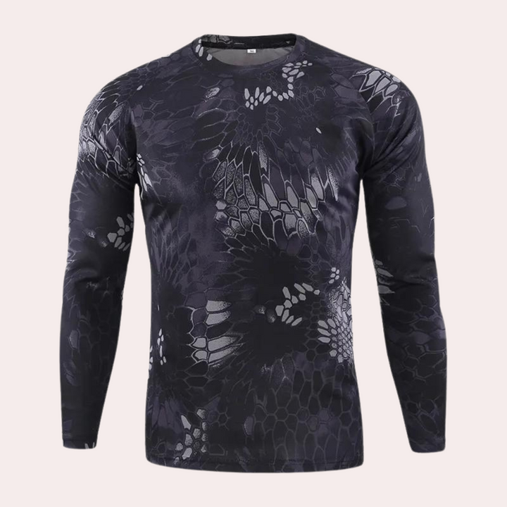 Ludvig - Chemise à manches longues pour hommes, camouflage stylé