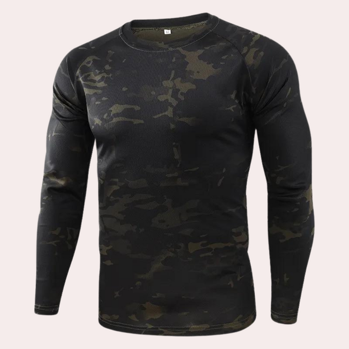 Ludvig - Chemise à manches longues pour hommes, camouflage stylé