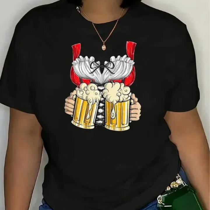 Odetta - T-shirt féminin élégant et confortable pour l'Oktoberfest