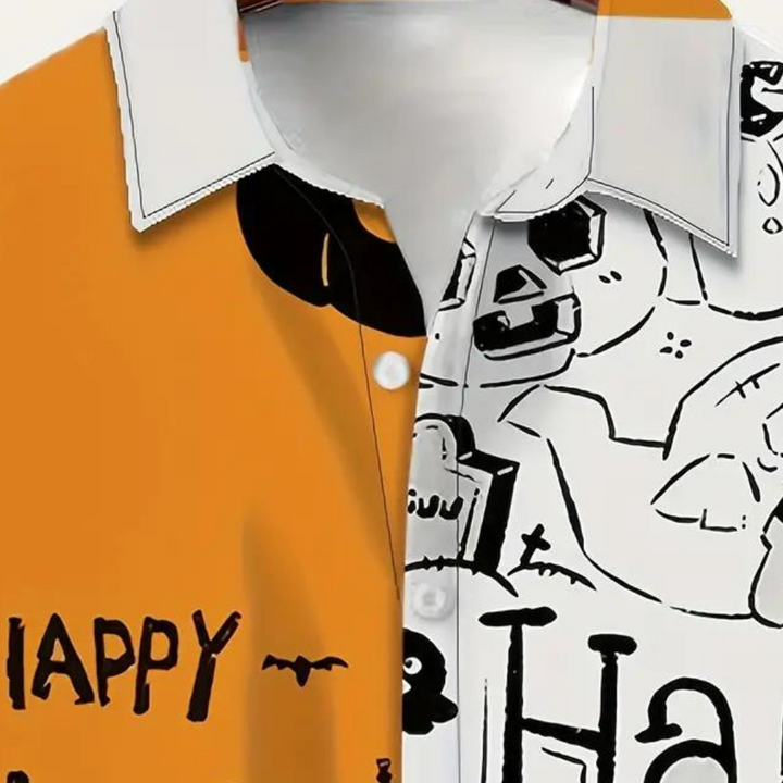 Mariusz - Chemise d'Halloween élégante pour l'homme moderne