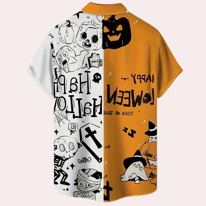 Mariusz - Chemise d'Halloween élégante pour l'homme moderne