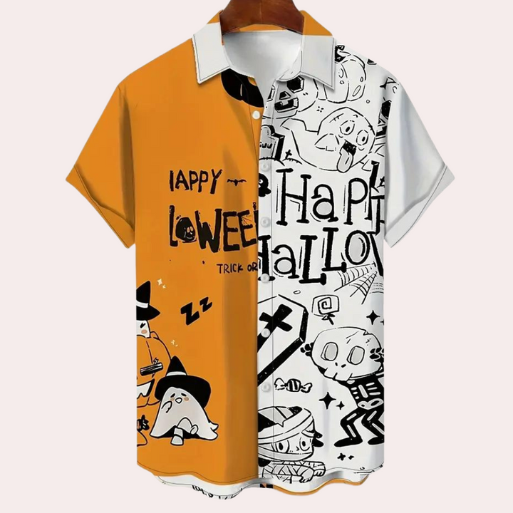 Mariusz - Chemise d'Halloween élégante pour l'homme moderne