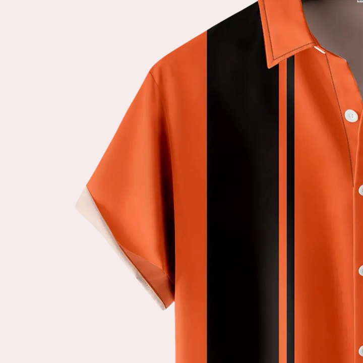 Jure - Chemise d'Halloween tendance à manches courtes pour hommes