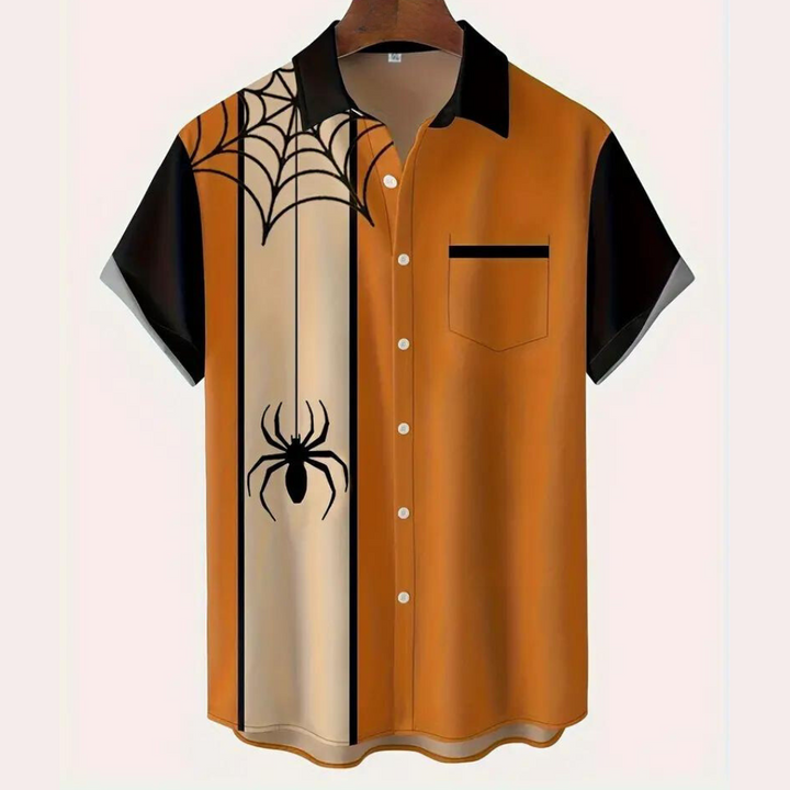 Sandis - Chemise élégante d'Halloween pour homme