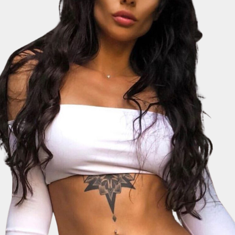 Haut élégant à épaules dégagées pour femmes