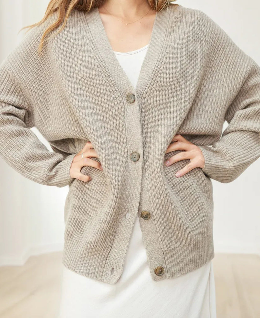 Zahara - Cardigan cocon en cachemire de luxe pour un confort ultime