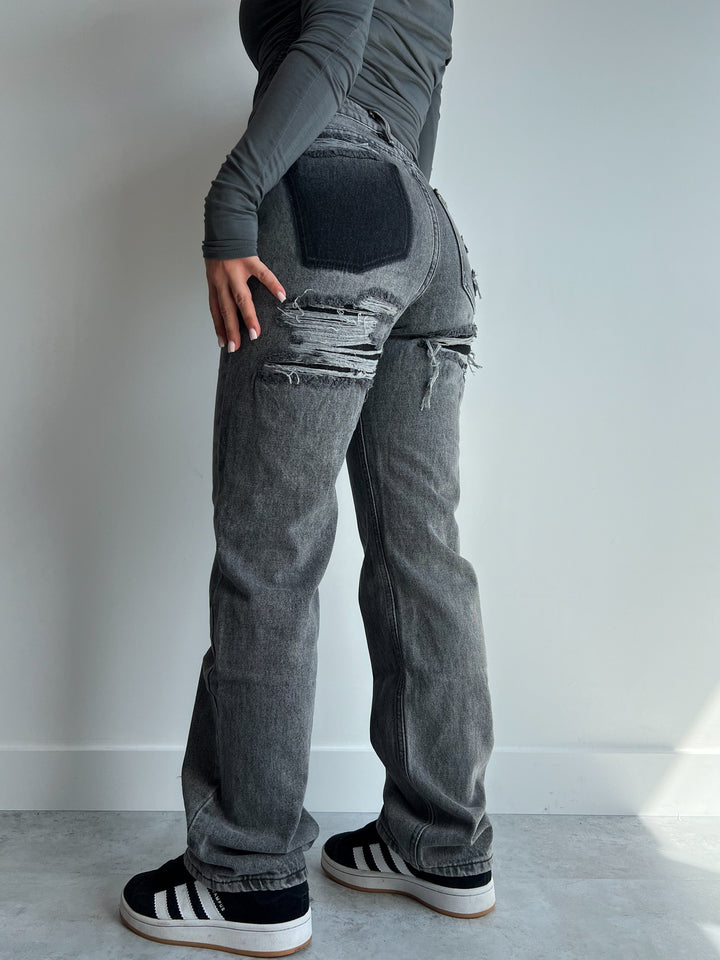 Mara™ - Jeans Droit en Denim Premium