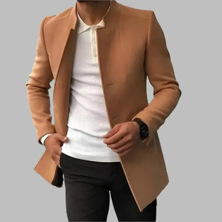 Pierre™ - Élégant Manteau pour Homme en Laine