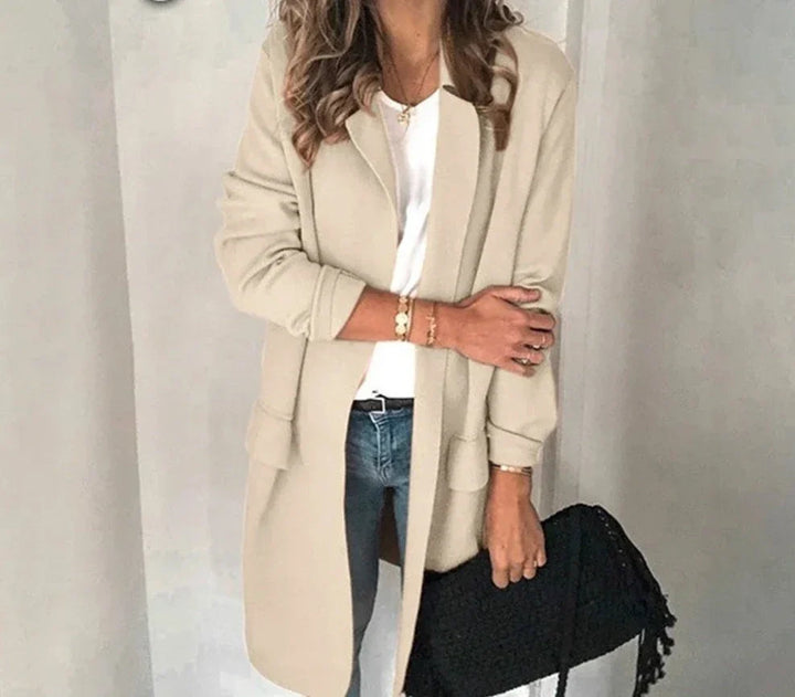 Remy - Cardigan long stylé avec col élégant