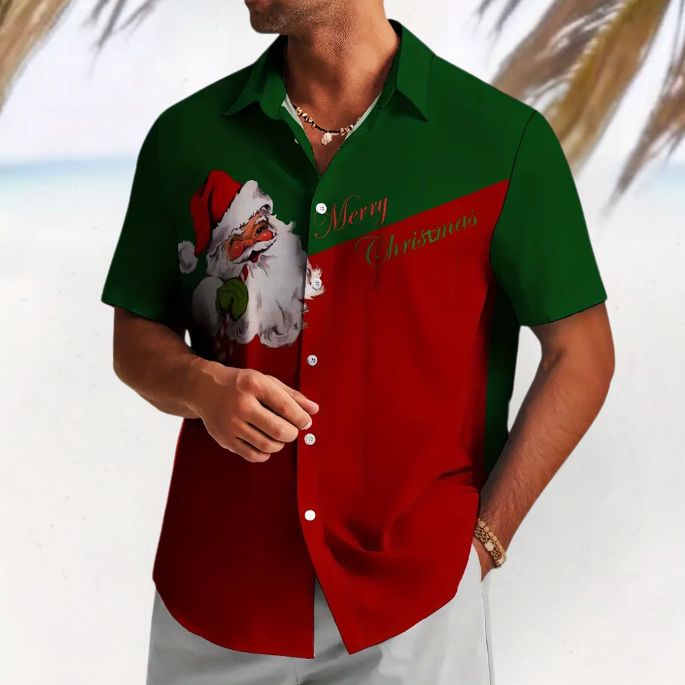 DAVID - Chemise de Noël élégante et luxueuse pour l'homme élégant