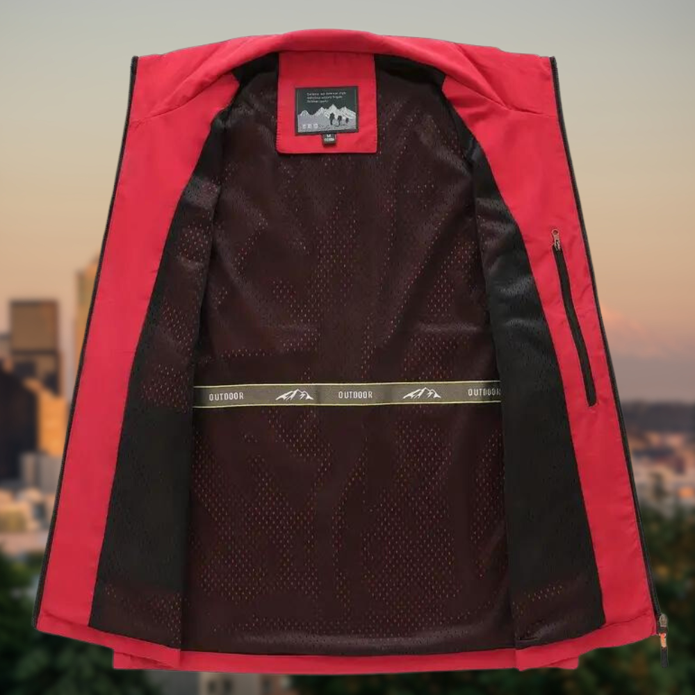 Breeze - Gilet élégant pour hommes avec poches zippées pratiques