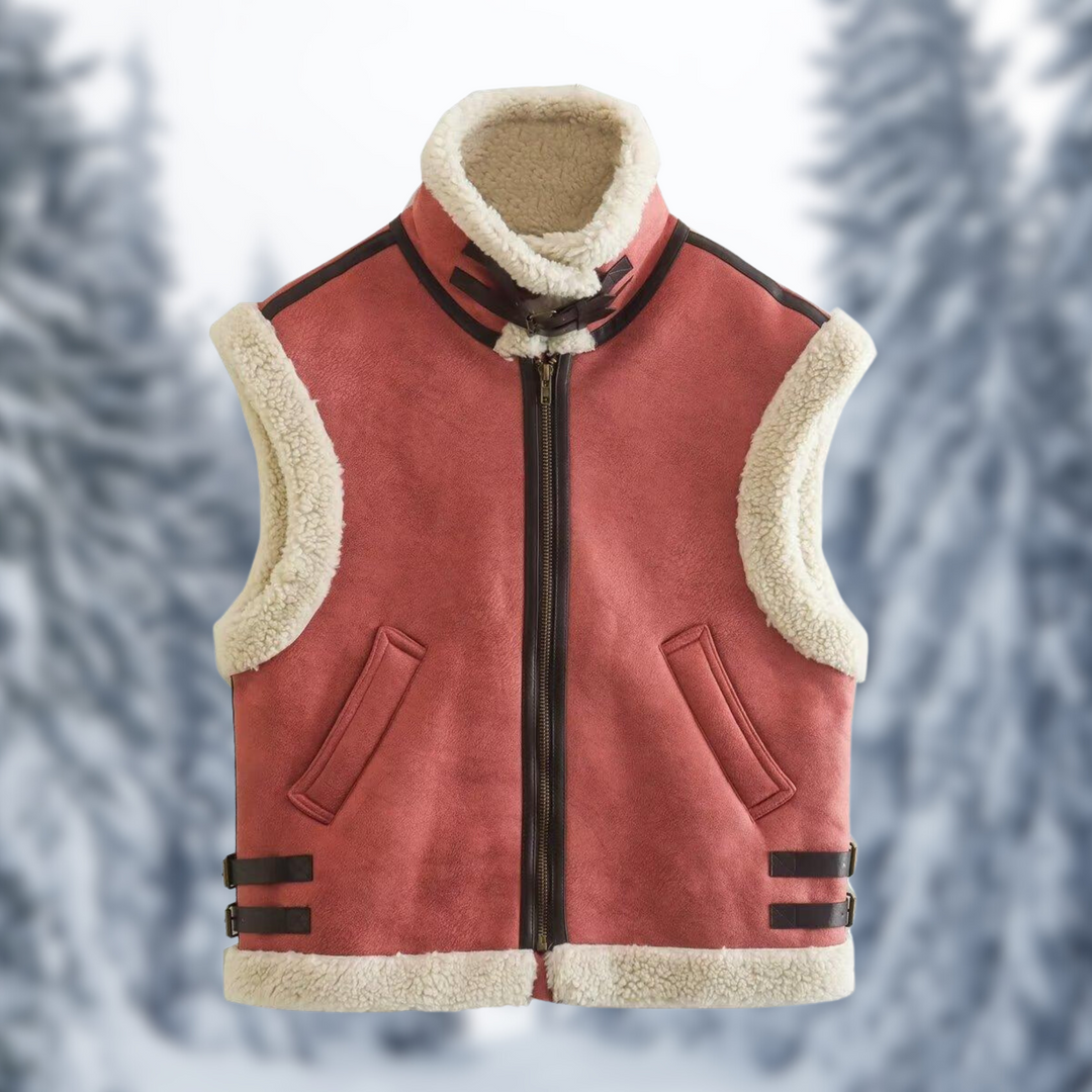 Abigail - Gilet d'hiver en fausse fourrure de luxe