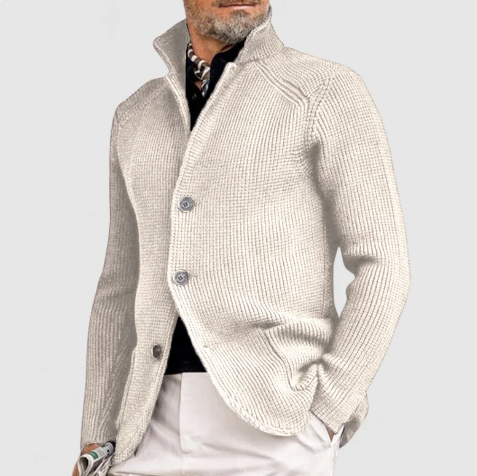 Pierre™ - Cardigan Texturé en Coton