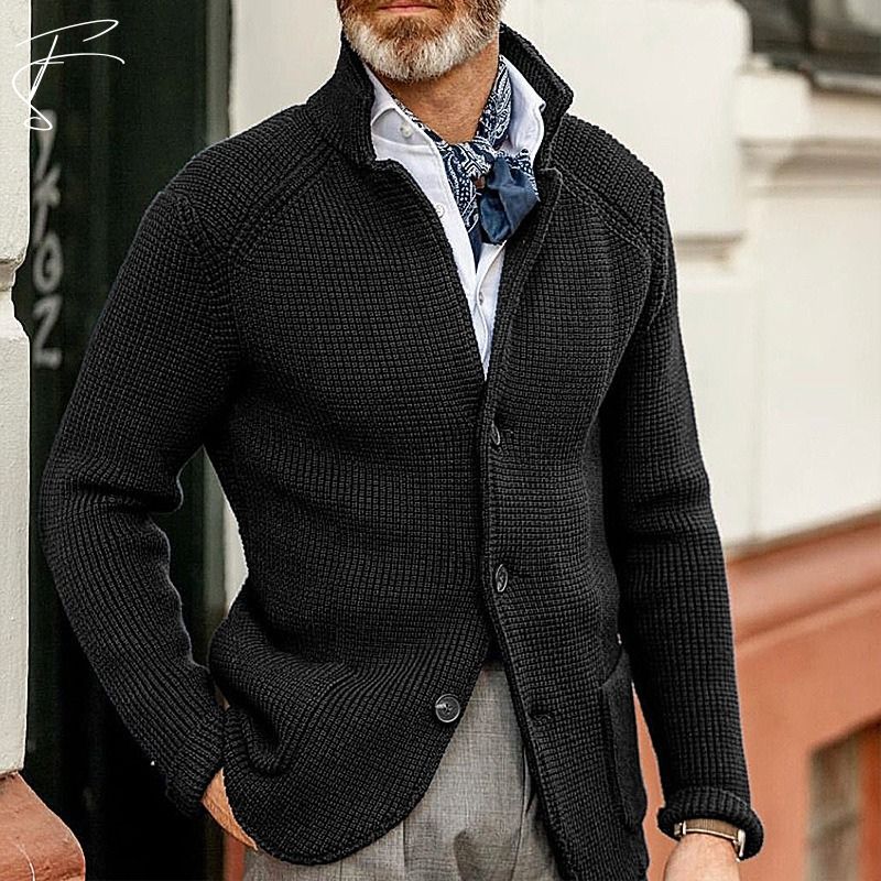 Pierre™ - Cardigan Texturé en Coton