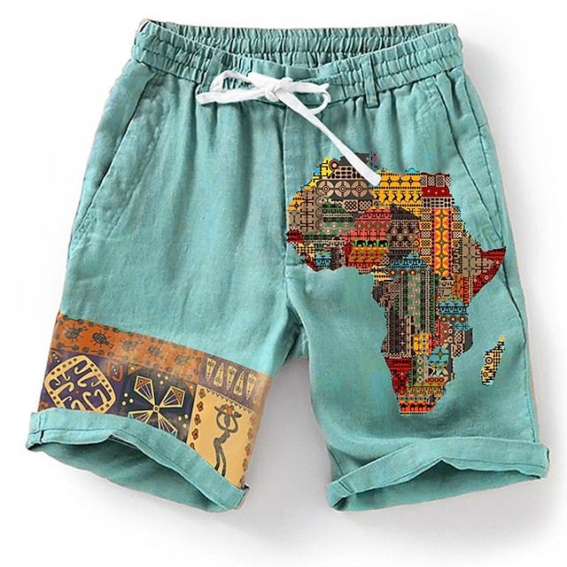 Short de plage stylé et respirant avec un design graphique unique - Olf