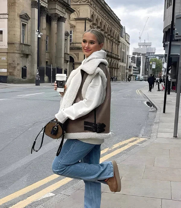 Valerie - Cardigan Teddy tendance pour l'automne