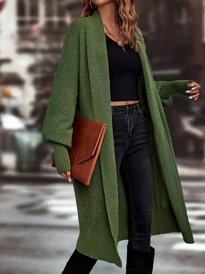 Cardigan élégant en Georgette côtelée pour un look stylé