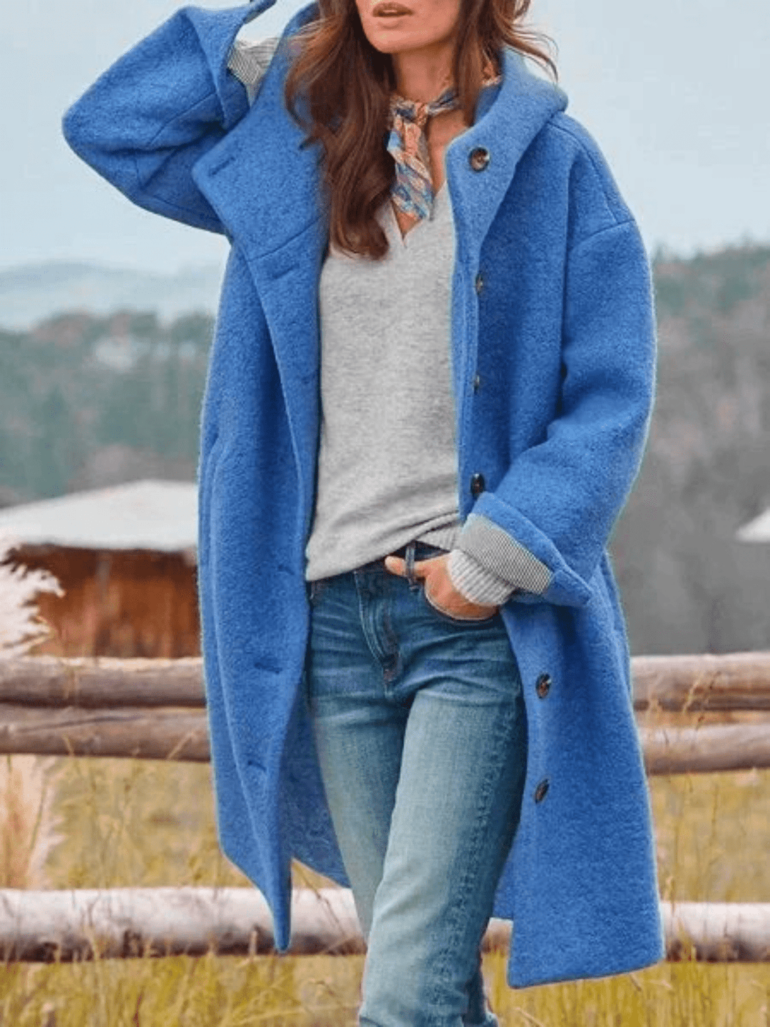 Hélène™ - Manteau en Laine Confortable