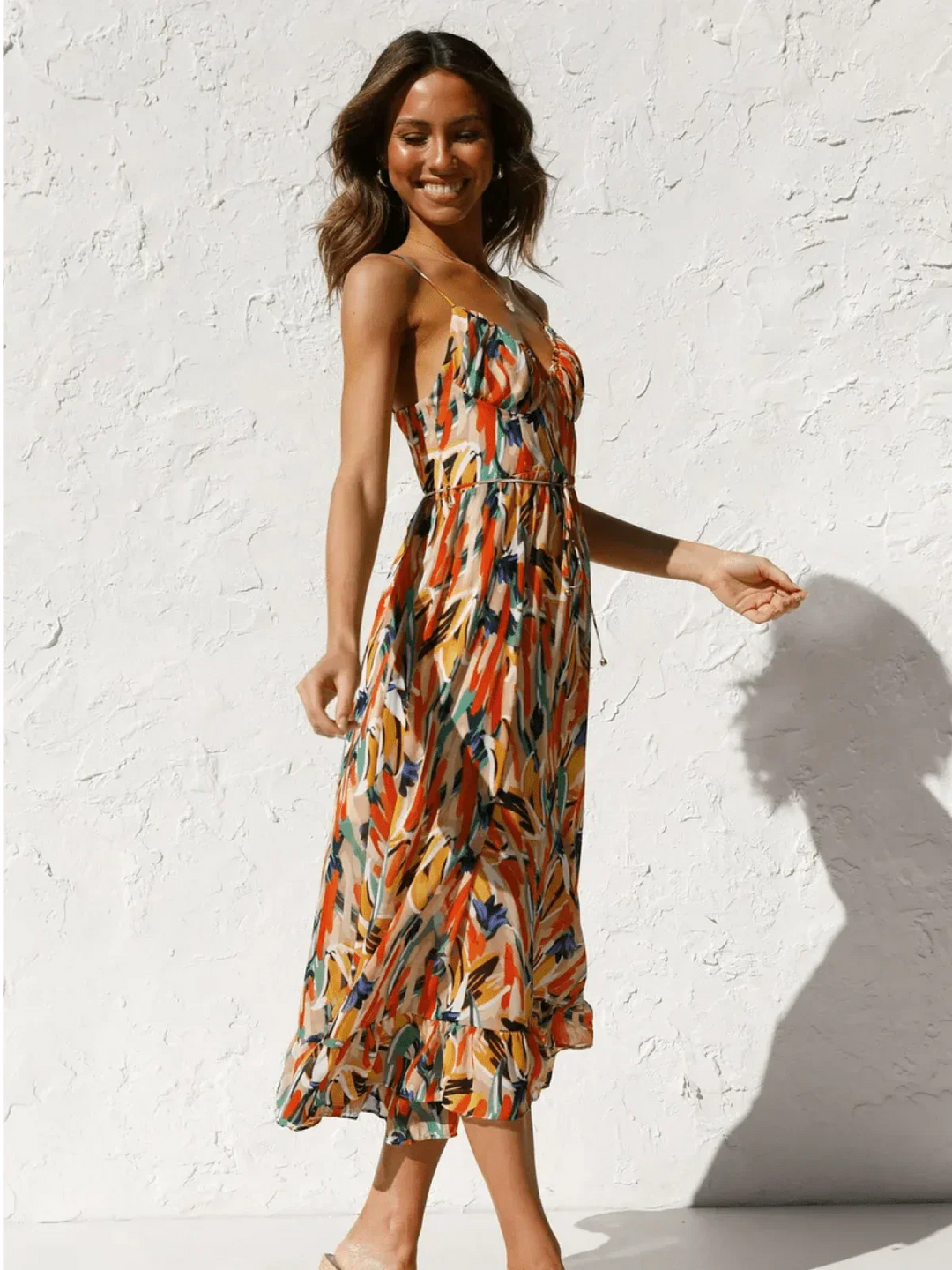 Claire™ -Robe Midi en Chiffon Premium